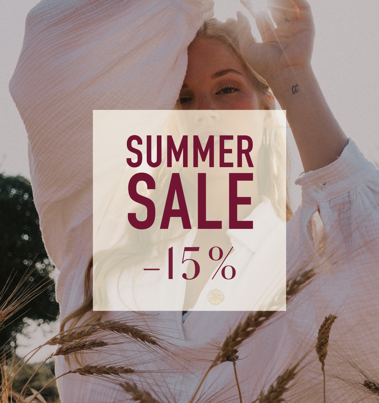 Deze zomer15% korting
